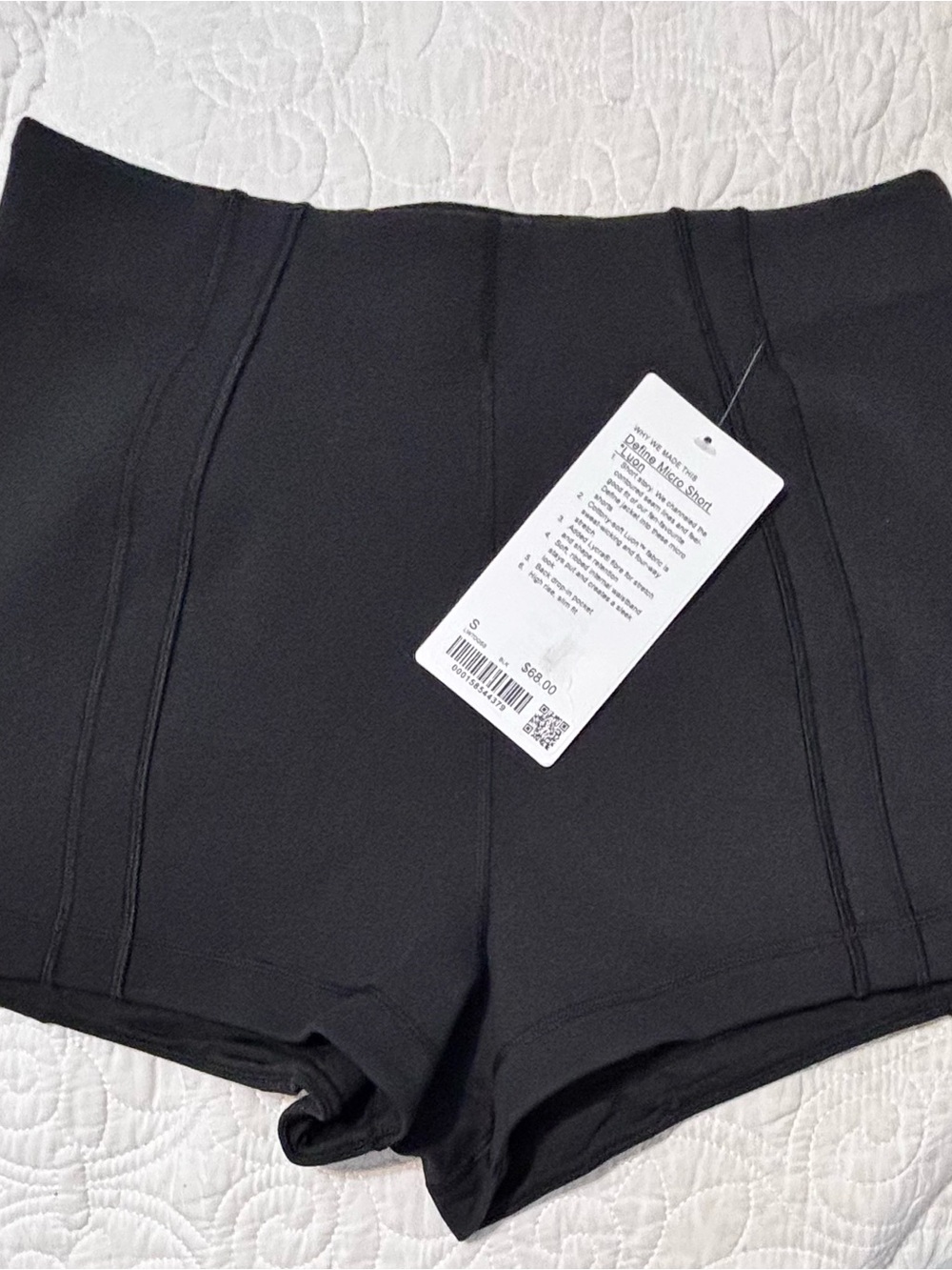 lululemon athletica Black High-Rise Sculpting Shorts